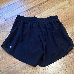 Lululemon black athletic shorts size 6 Tall